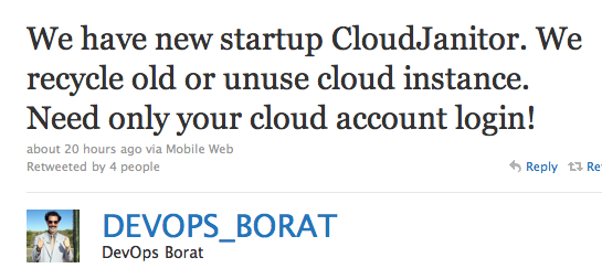 We have new startup CloudJanitor. We recycle old or unuse cloud instance. Need only your cloud account login!