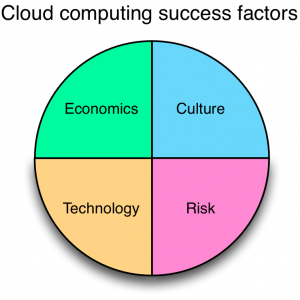  Succeeding with cloud computing requires incorporating your organization's unique economic, cultural, risk, and technological considerations.